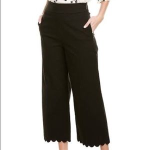 LAST CHANCE NWOT High rise wide leg scalloped pants